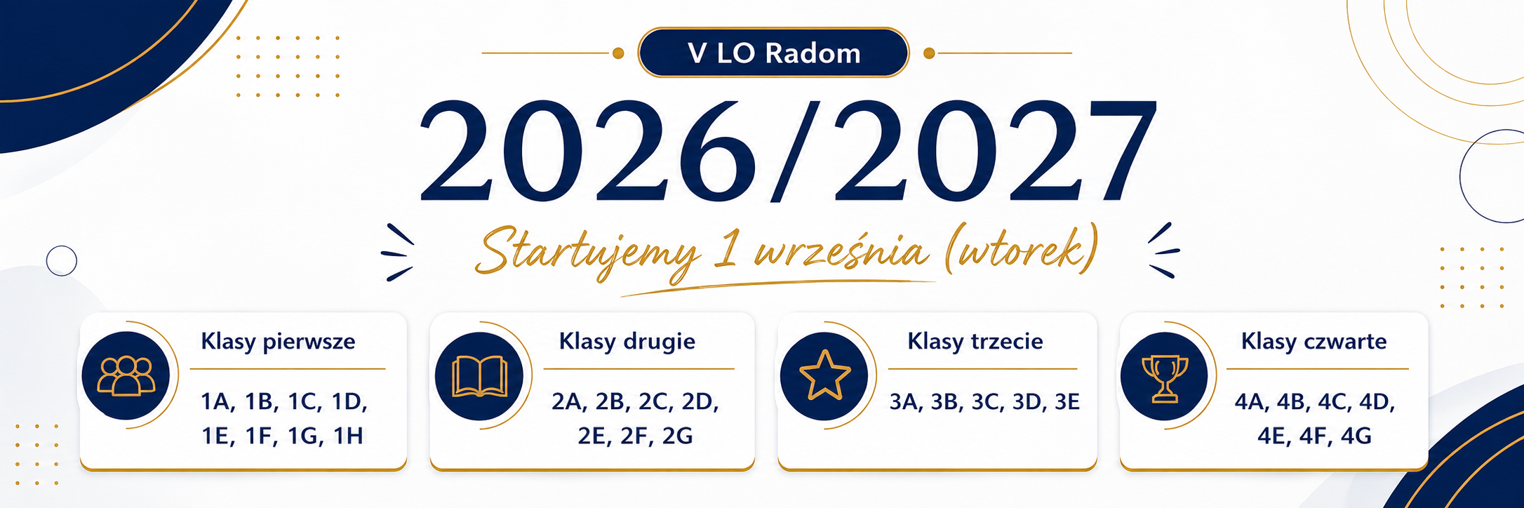 Uroczyste rozpoczęcie roku szkolnego 2026/2027